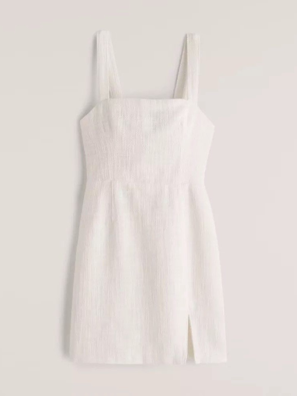 Abercrombie & Fitch White Tweed Mini Dress XXL NWT